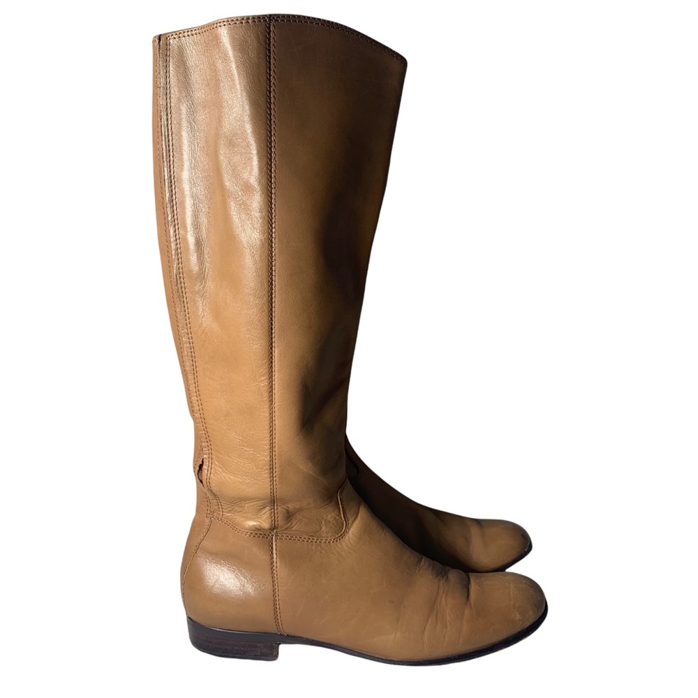 Corso Como Tan Leather Interior Zip Riding Boots